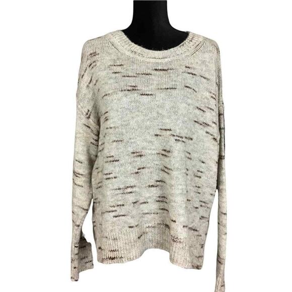 Max Studio Women’s Tan Brown Knit Pullover Sweater Crew Neck Size XL NWOT - Picture 1 of 16